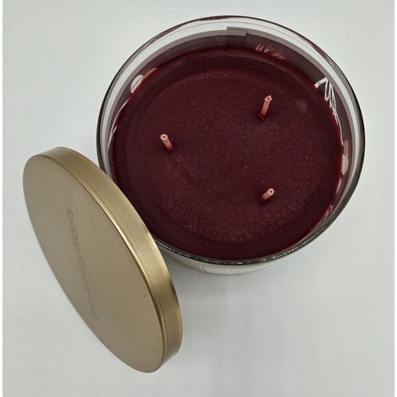 NEW Bath & And Body Works SWEET CRANBERRY PIE  3 Wick Candle 14.5 Ounces - Picture 3 of 4